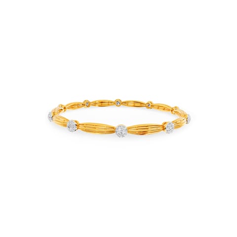 Linear Balance Diamond Bangle