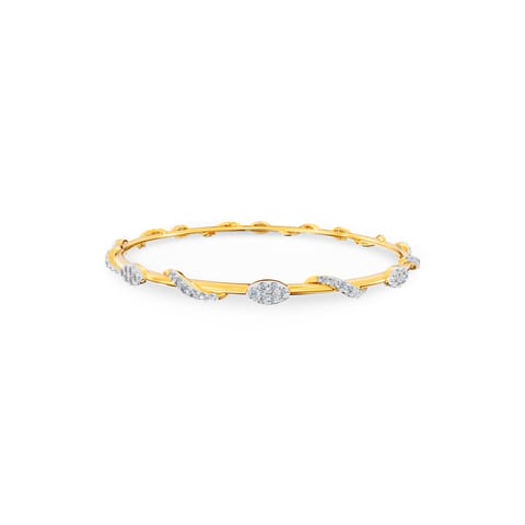 Sleek Swirl Diamond Bangle Sleek Swirl Diamond Bangle