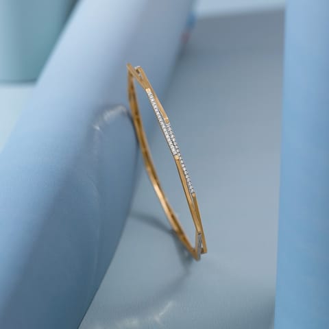 Dual Decagon Diamond Bangle Dual Decagon Diamond Bangle