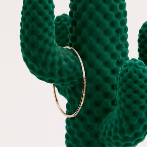 Classic Textured Diamond Bangle Classic Textured Diamond Bangle