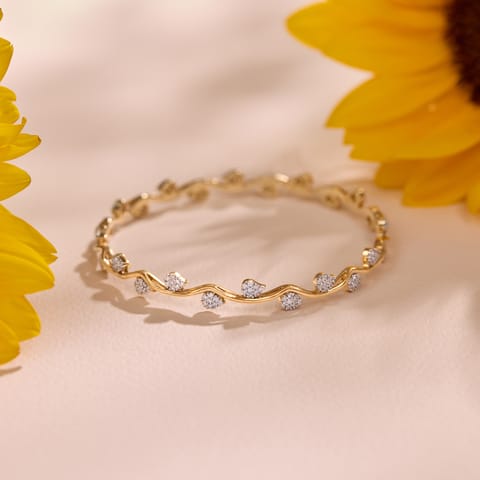 Paisley Vines Diamond Bangle Paisley Vines Diamond Bangle