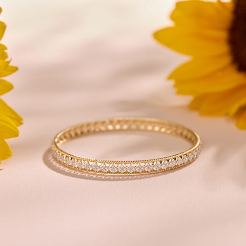 Concentric Linear Diamond Bangle Concentric Linear Diamond Bangle