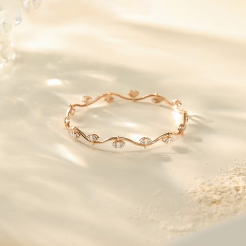 Curvy Marquise Diamond Bangle Curvy Marquise Diamond Bangle