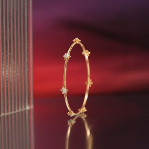 Classic Beam Diamond Bangle
