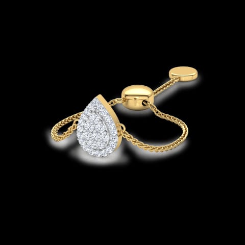 Drop Diamond Flexi Ring