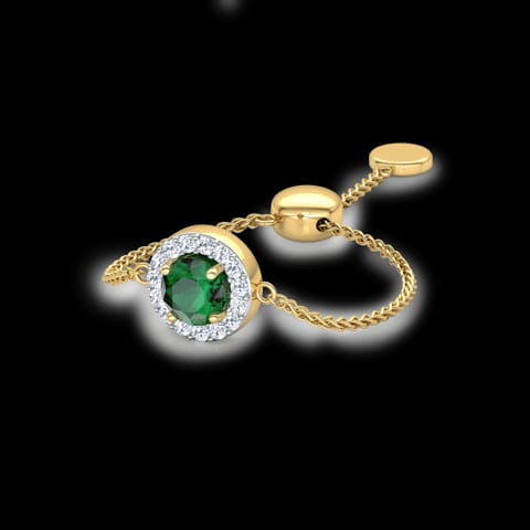 Halo Flexi Gemstone Ring Halo Flexi Gemstone Ring