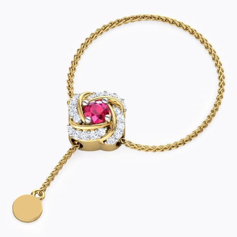 Knot Gemstone Flexi Ring Knot Gemstone Flexi Ring