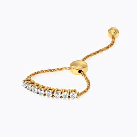 Linear Diamond Flexi Ring