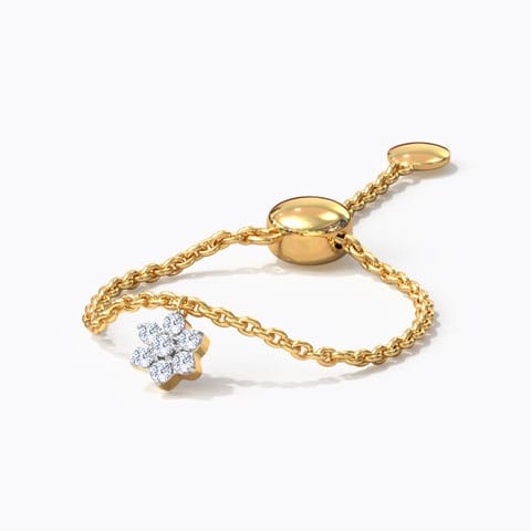 Diamond Cluster Flexi Ring