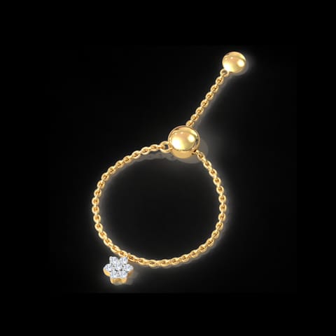 Diamond Cluster Flexi Ring