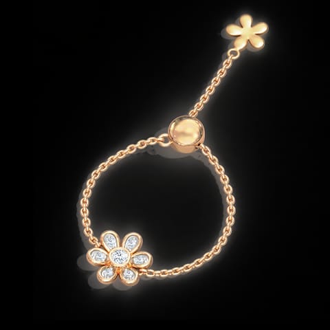 Bloom Diamond Flexi Ring