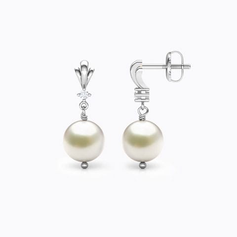 Simple Pearl Drop Earrings
