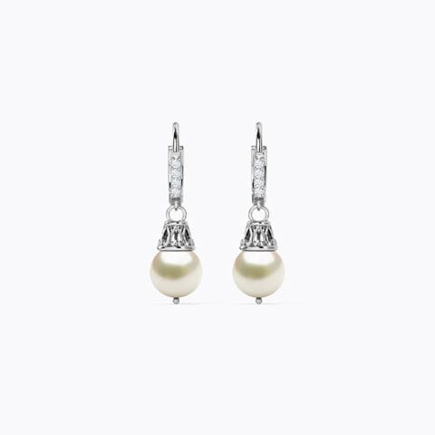 Prudence Pearl Hoop Earrings Prudence Pearl Hoop Earrings