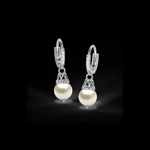 Prudence Pearl Hoop Earrings Prudence Pearl Hoop Earrings