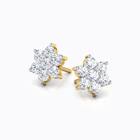 Snowflake Cluster Earrings