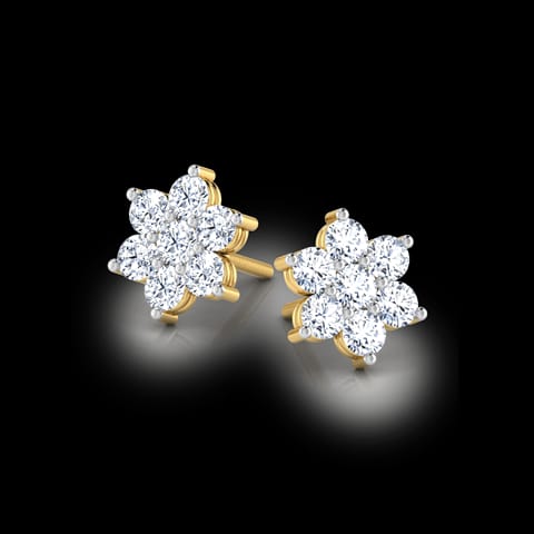 Snowflake Cluster Earrings