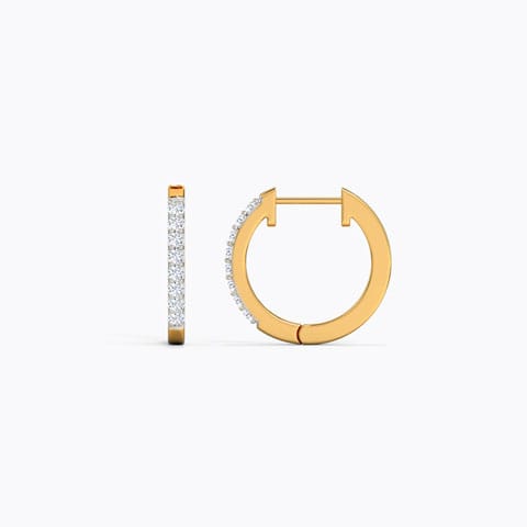 Enigma Diamond Hoop Earrings Enigma Diamond Hoop Earrings
