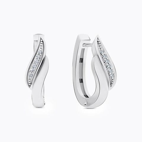 Euphoria Diamond Hoop Earrings Euphoria Diamond Hoop Earrings