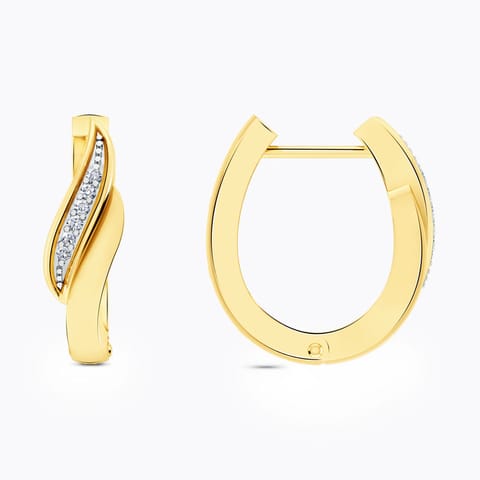 Euphoria Diamond Hoop Earrings