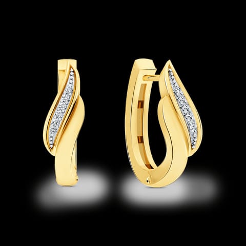 Euphoria Diamond Hoop Earrings