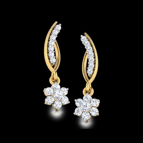 Flower and Stalk Diamond Drops Flower and Stalk Diamond Drops