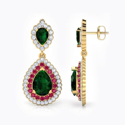 Misam Gemstone Drop Earrings Misam Gemstone Drop Earrings