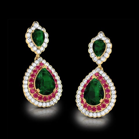 Misam Gemstone Drop Earrings Misam Gemstone Drop Earrings