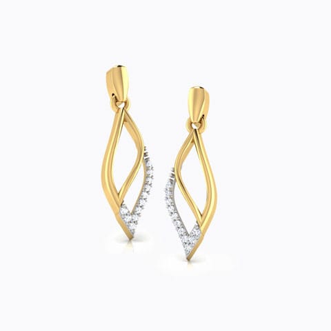 Crystal Diamond Drop Earrings Crystal Diamond Drop Earrings