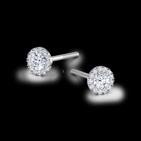 Halo Bloom Diamond Stud Earrings Halo Bloom Diamond Stud Earrings