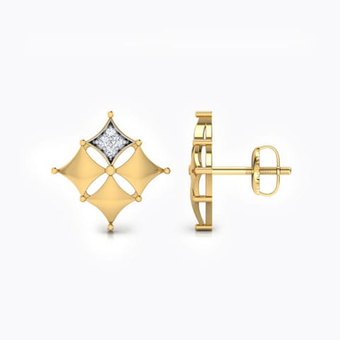 Four Square Earring