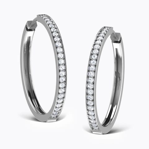 Jazz Diamond Hoop Earrings Jazz Diamond Hoop Earrings