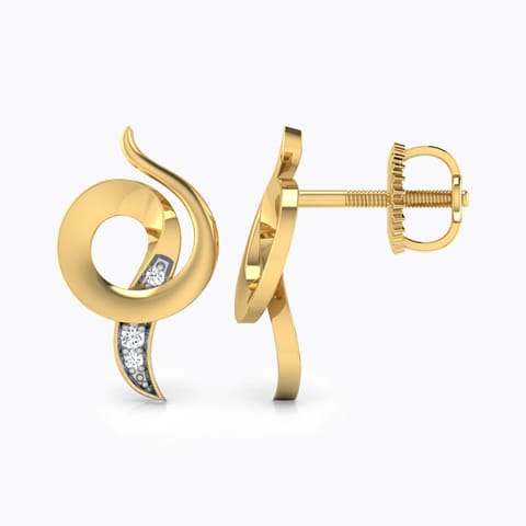 Curled Shell Earring