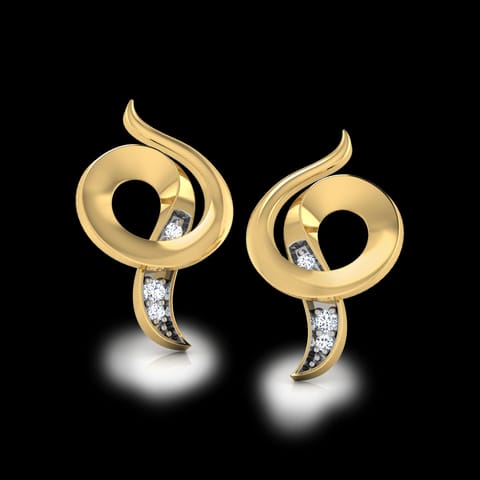 Curled Shell Earring