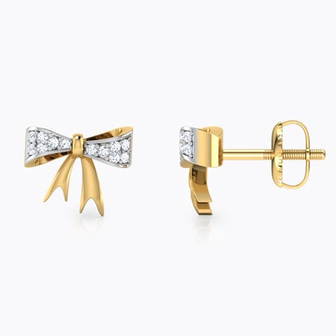 Bow Knot Diamond Stud Earrings Bow Knot Diamond Stud Earrings