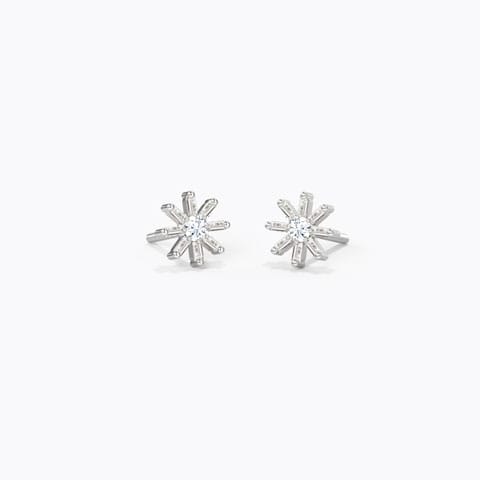 Sparkle Diamond Stud Earrings