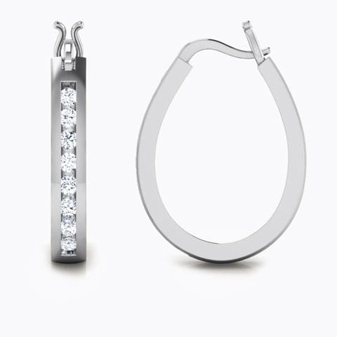 Wendy Diamond Hoop Earrings Wendy Diamond Hoop Earrings
