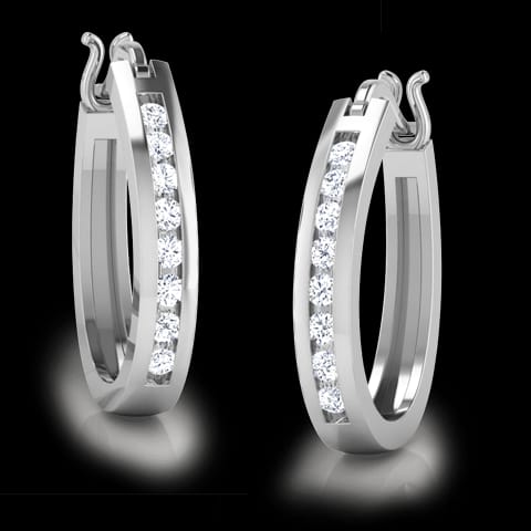 Wendy Diamond Hoop Earrings Wendy Diamond Hoop Earrings