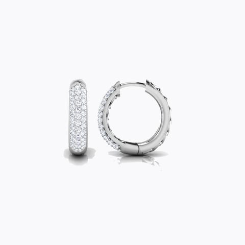 Lise Diamond Hoop Earrings Lise Diamond Hoop Earrings
