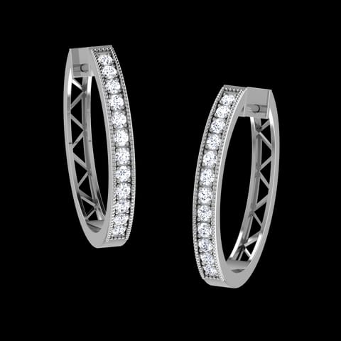 Soliel Shine Diamond Hoop Earrings Soliel Shine Diamond Hoop Earrings