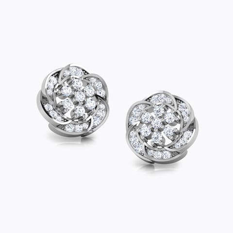 Aurora Diamond Stud Earrings Aurora Diamond Stud Earrings