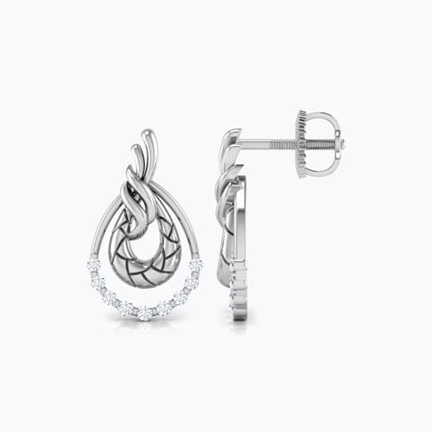 Peony Diamond Stud Earrings Peony Diamond Stud Earrings