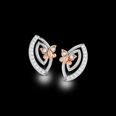 Flutter Marquise Diamond Drop Earrings