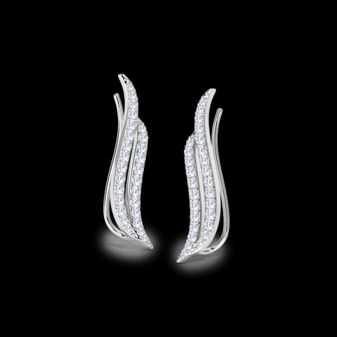 Sweep Diamond Ear Cuffs Sweep Diamond Ear Cuffs