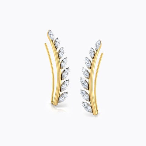 Flora Diamond Ear Cuffs