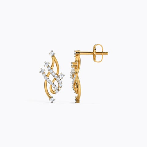 Laya Twirl Diamond Stud Earrings Laya Twirl Diamond Stud Earrings