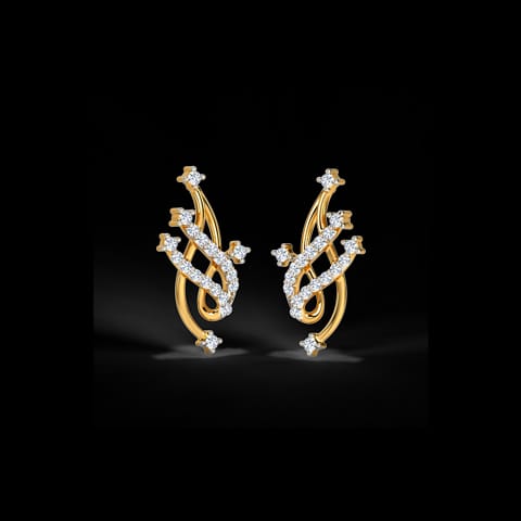 Laya Twirl Diamond Stud Earrings Laya Twirl Diamond Stud Earrings