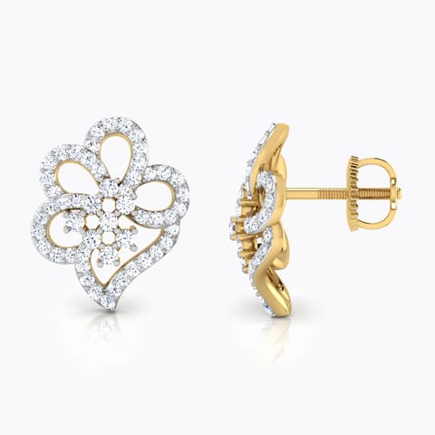 Pamela Diamond Stud Earrings