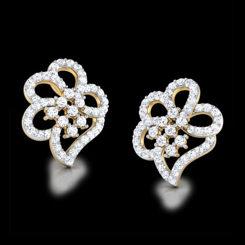 Pamela Diamond Stud Earrings
