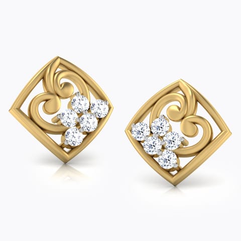 Dazzle Diamond Stud Earrings