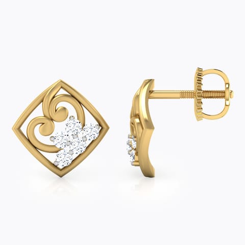 Dazzle Diamond Stud Earrings